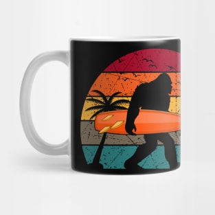 Bigfoot Surfing Mug